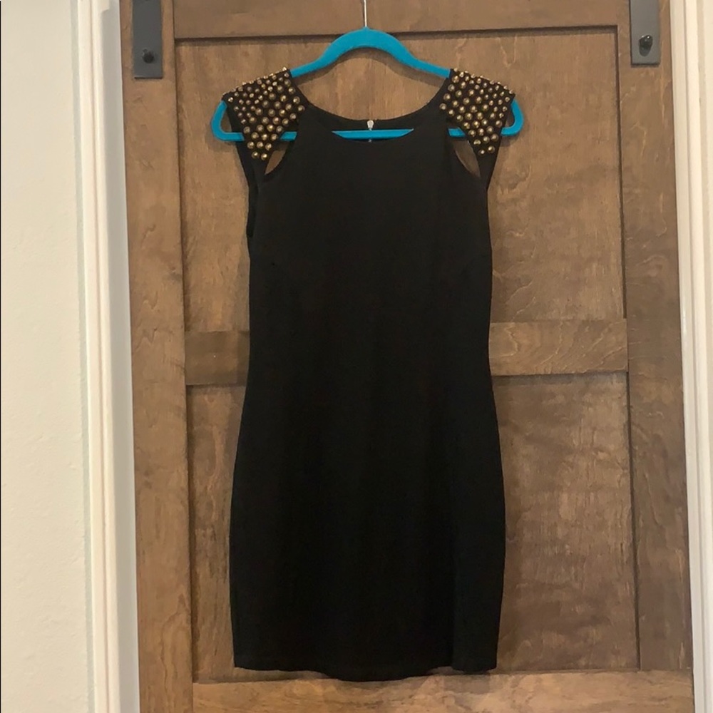 Sexy black dress